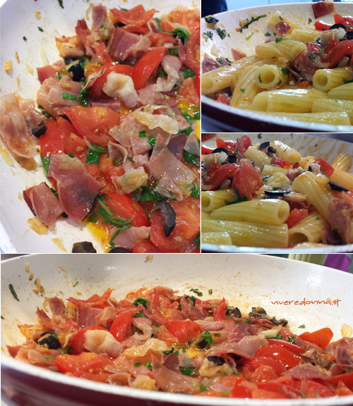 Pasta Speck Rucola e Pendolini