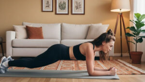 addominali: plank in casa