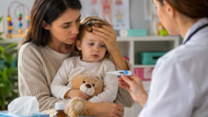 Virus mamma bambino dottoressa