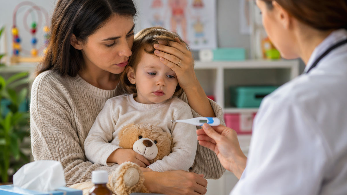 Virus mamma bambino dottoressa